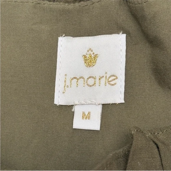 J. Marie Oaxaca Embroidered Floral
Olive Green Pink Ruffle Mini Dress Size M - Picture 10 of 11